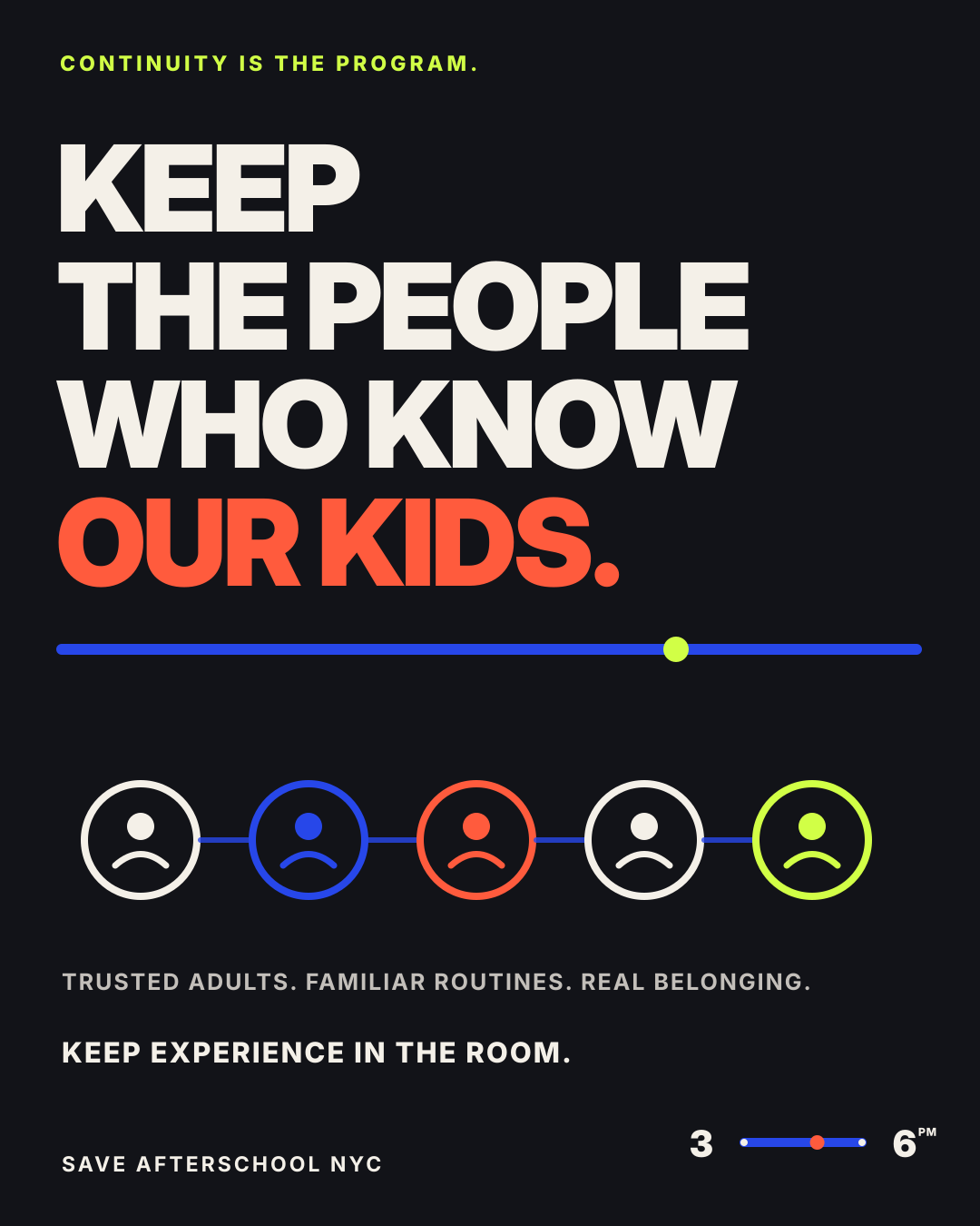 Keep the people who know our kids.